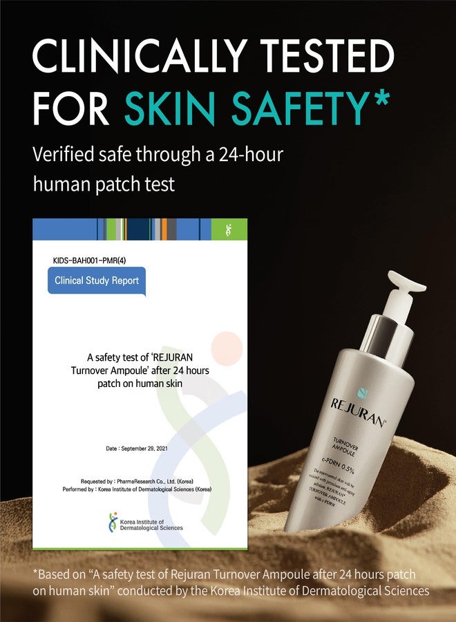 REJURAN® Turnover Ampoule, c-PDRN® [Larger Size] - Original Salmon DNA PDRN Face Serum for Rejuvenation, Firming, Hydration & Youthful Glow, Smooths Skin Texture. Korean Skincare (1.69 fl oz) - Image 5